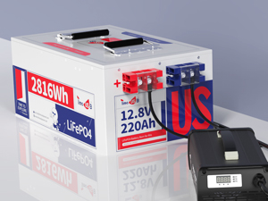 charging Timeusb 12V deep cycle battery 220Ah