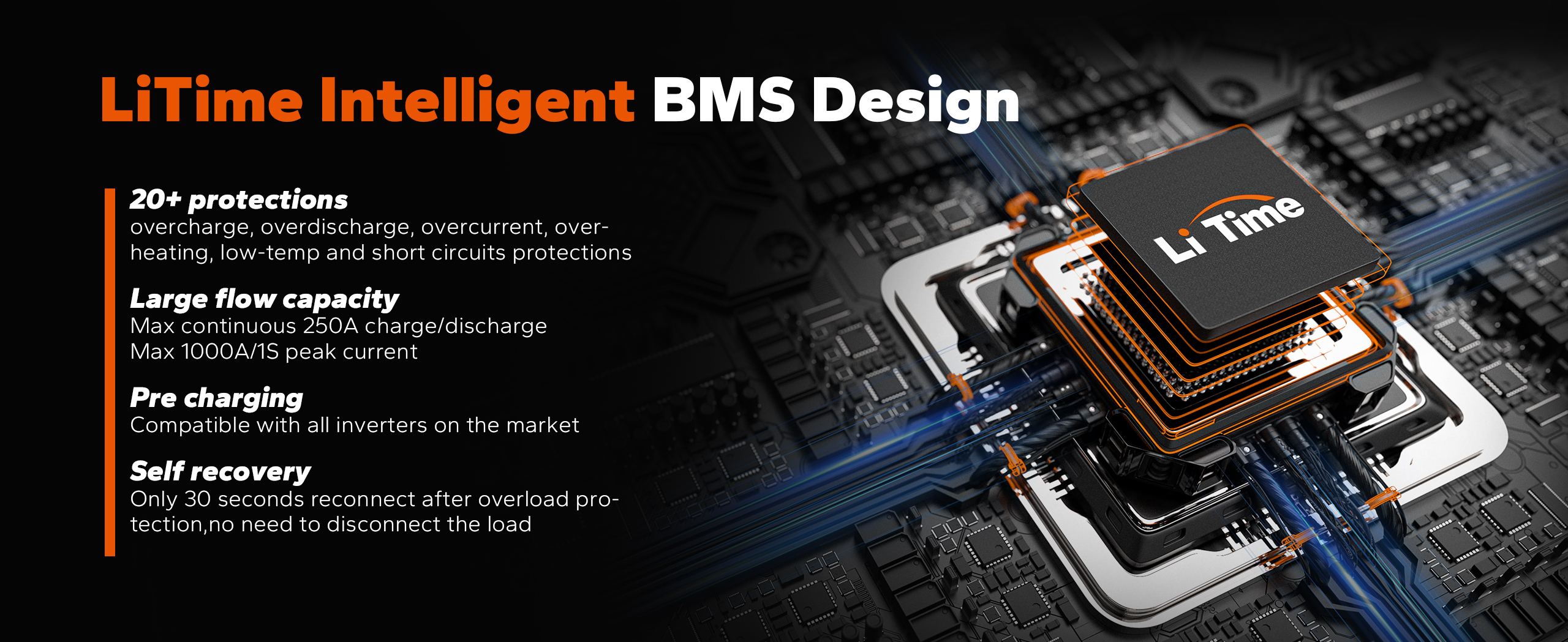 smart BMS for LiTime 12 volt battery