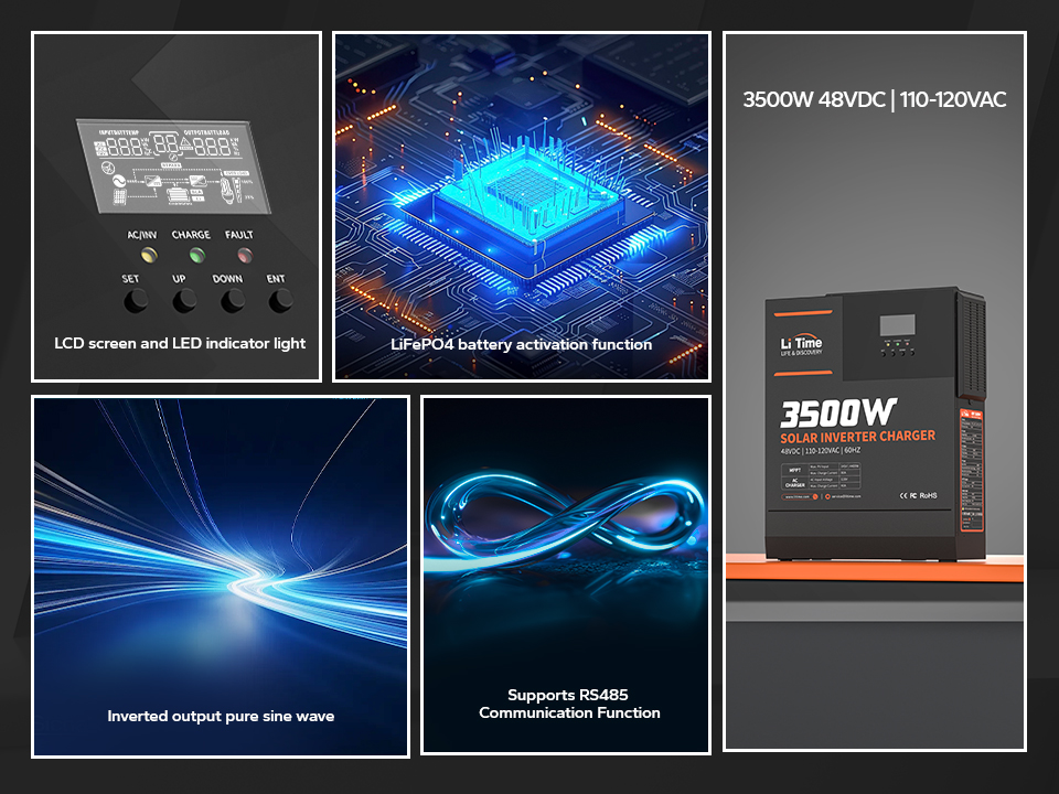 litime 3500W solar inverter charger