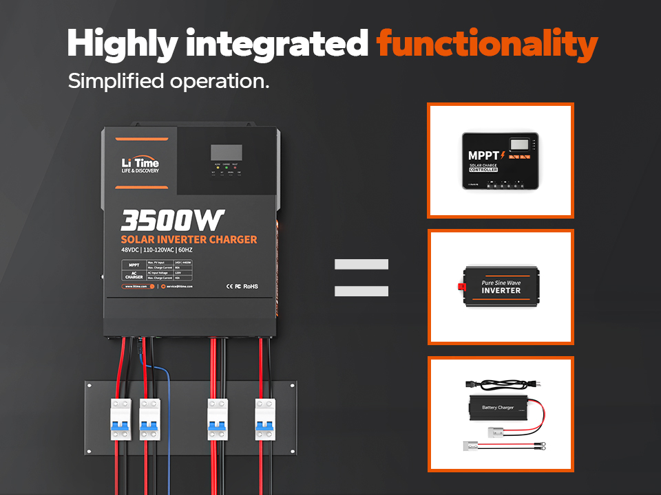 litime 3500W solar inverter charger