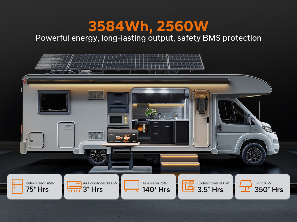 litime 12v 280ah lithium battery for travel trailer