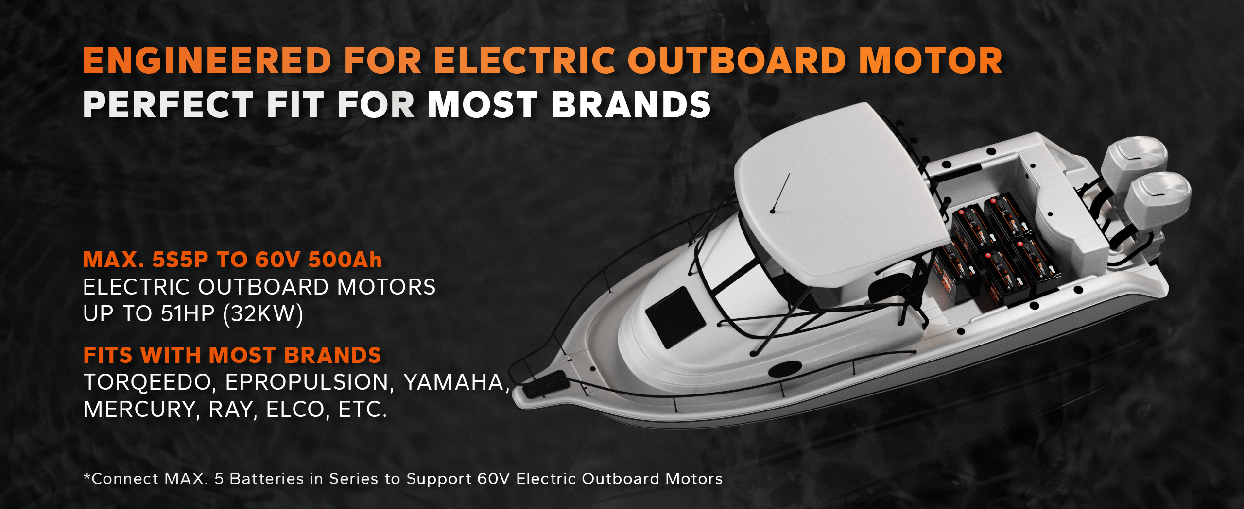 marine battery 12V 20ah outboard motor engineered for electric outboard motor perfect fit for most brands