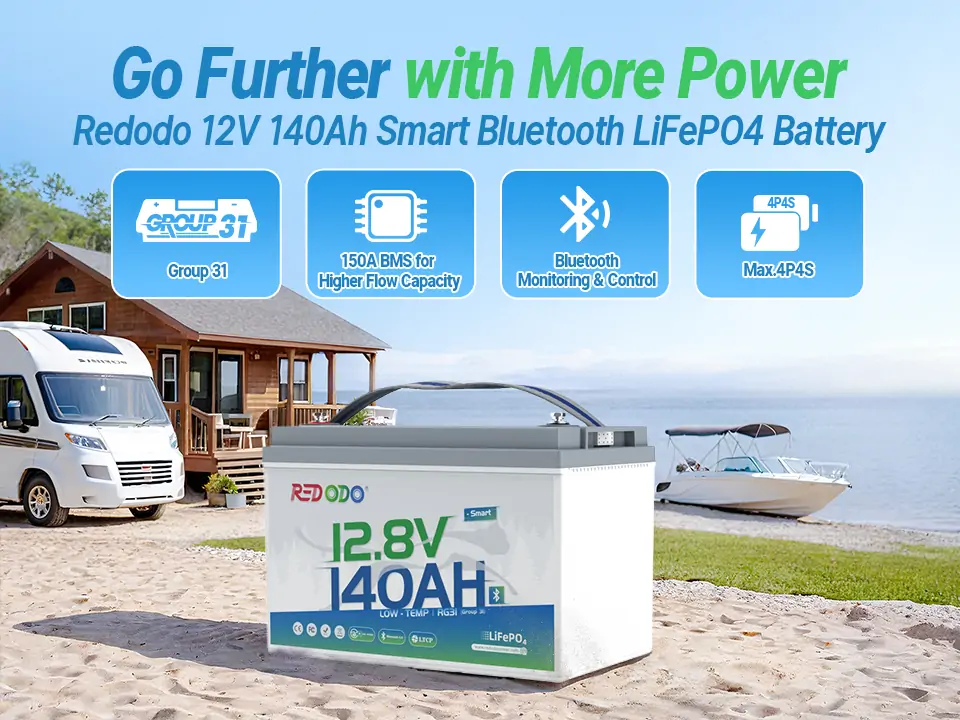 update best RV battery with 140Ah capacity