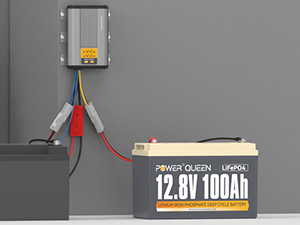 Power Queen 12V 40A DC to DC Battery Charger compatible with various alternators