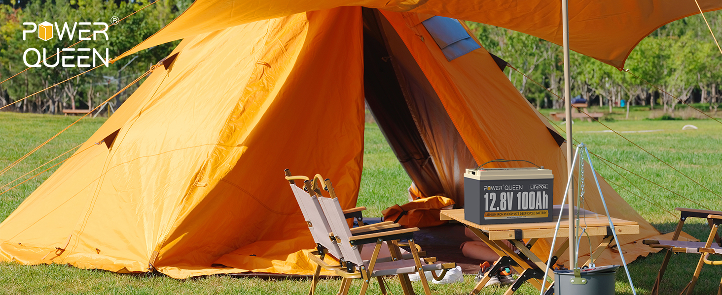 Activités en Plein Air, Batterie LiFePO4 12V 100Ah