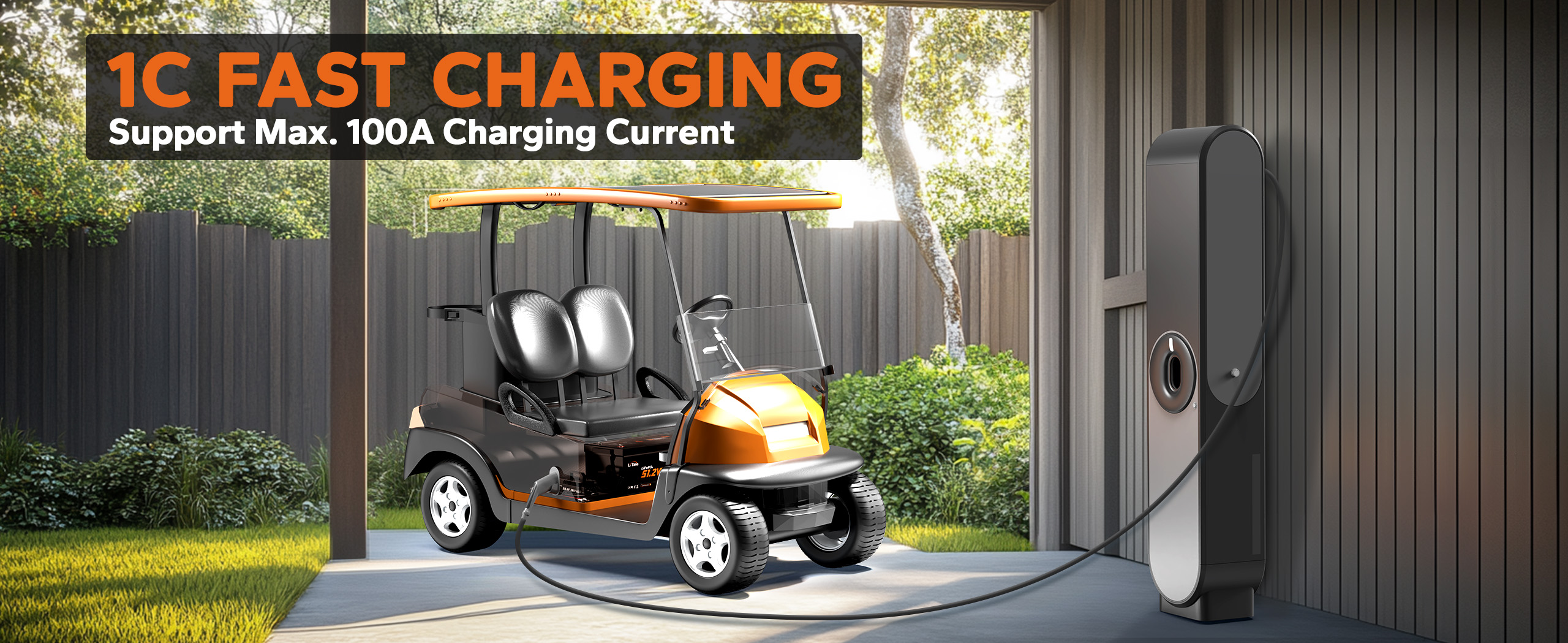 how to charge lithium golf cart battery