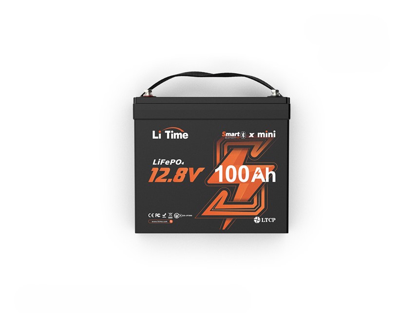 LiTime 12V 100Ah mini small battery with bluetooth