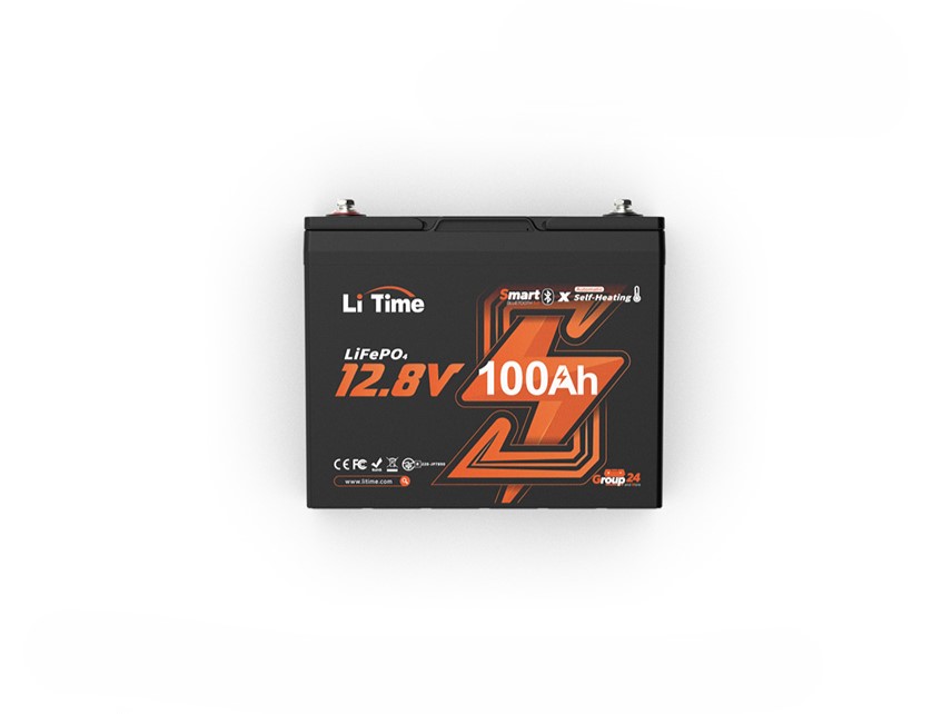 LiTime 12V 100Ah bluetooth battery with self-heating