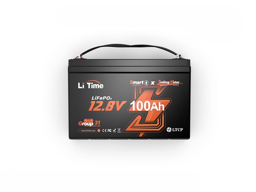 LiTime 12V 100Ah trolling motor battery with bluetooth