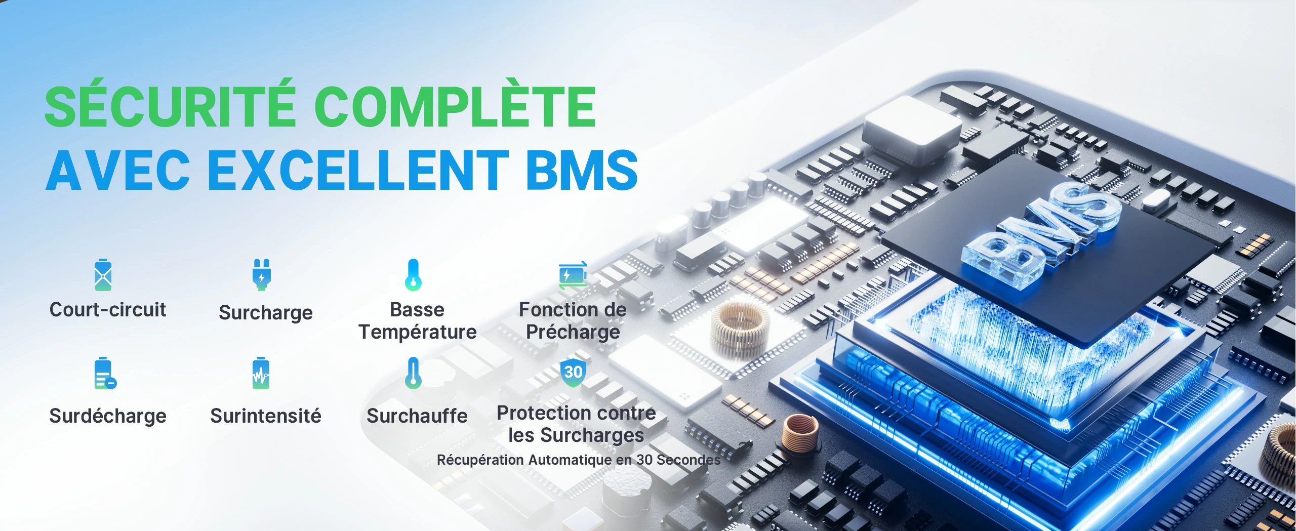 12V 140Ah H190 Bluetooth Batterie LiFePO4 avec BMS 150A intelligent intégré