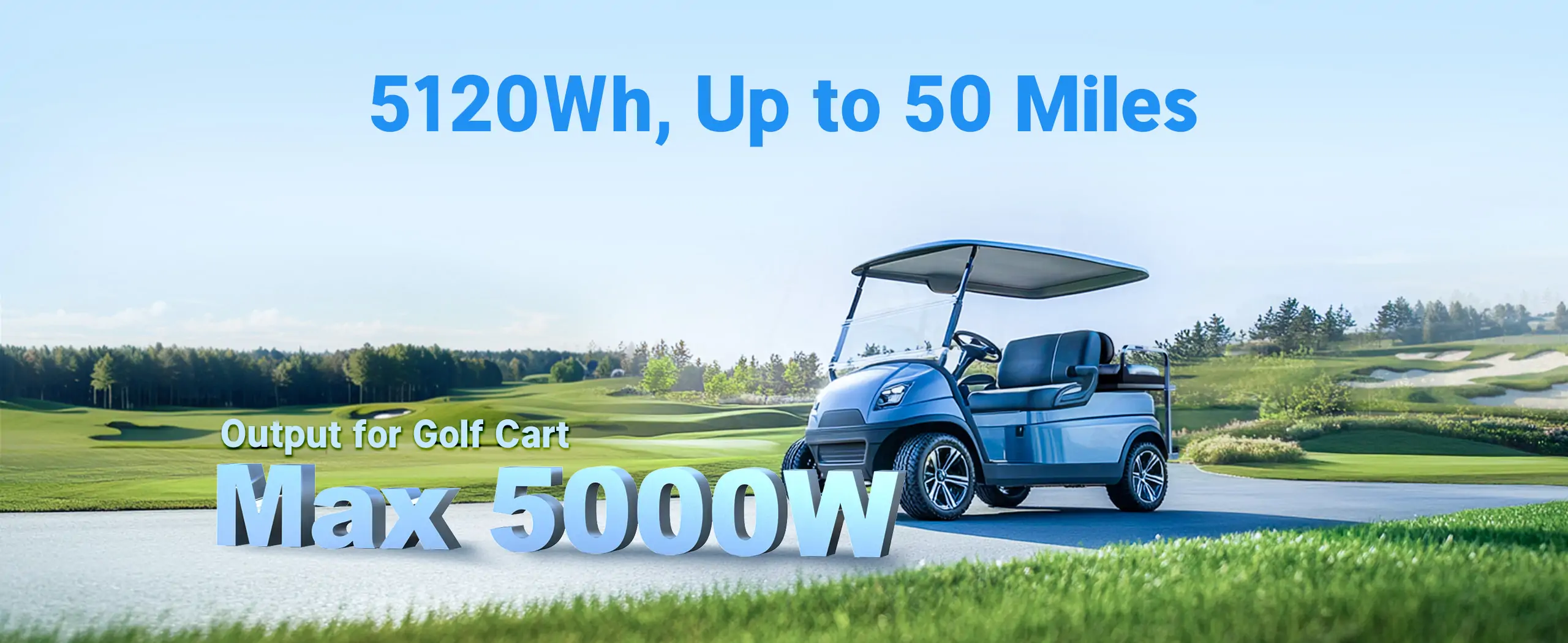 Redodo 48v lithium golf cart battery kit