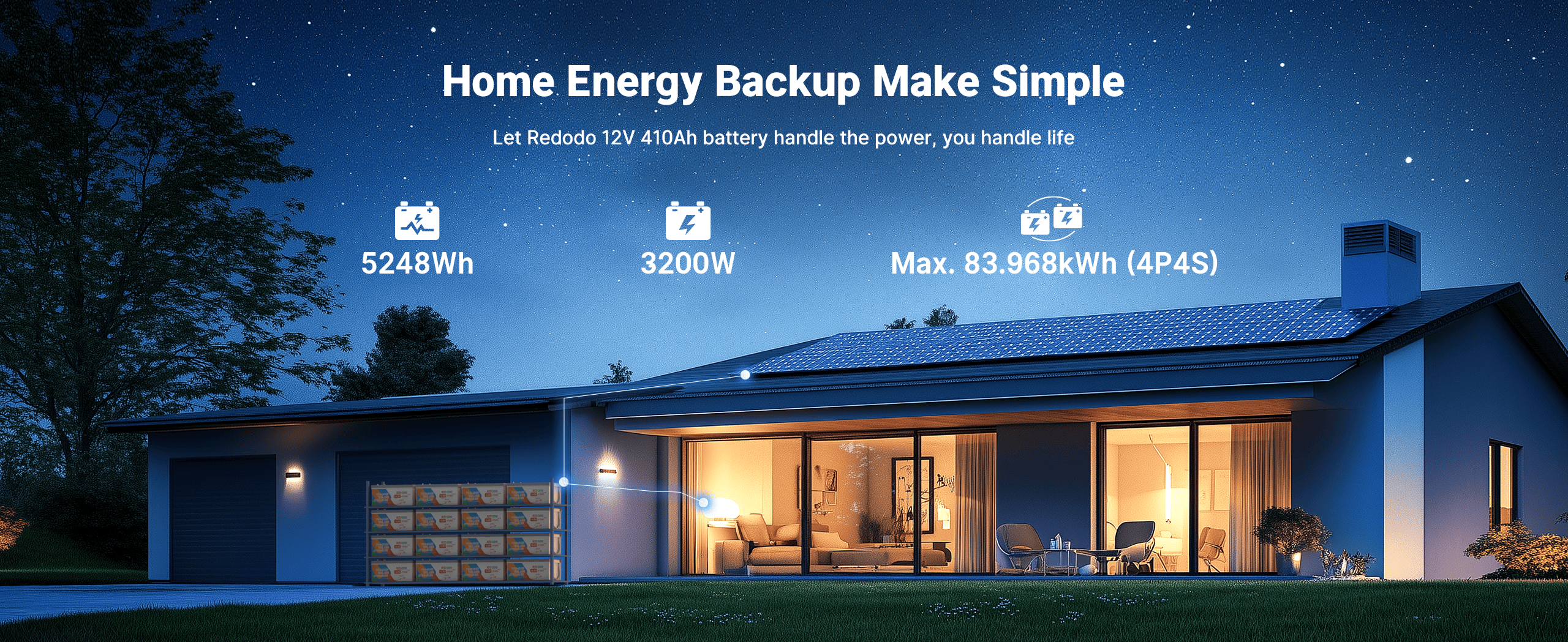 400ah lithium battery for off-grid solar system