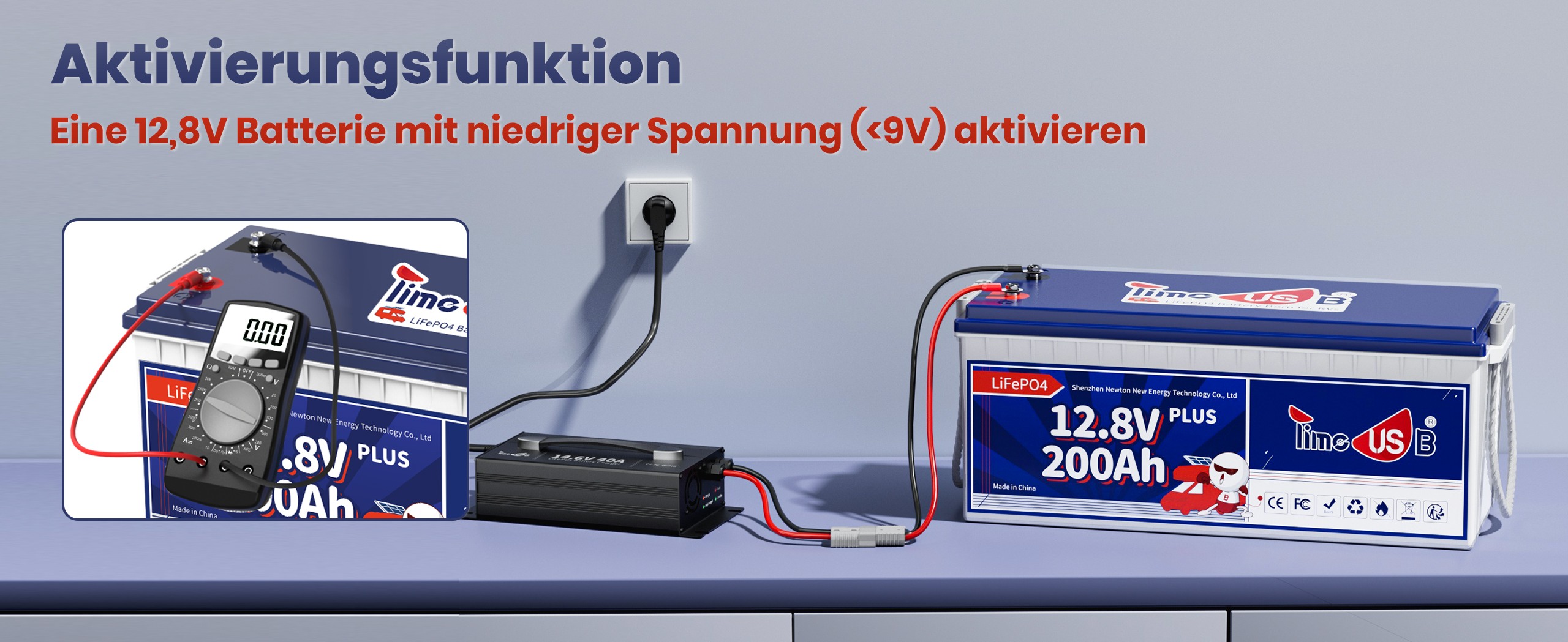 Aktivierungsfunktion des Ladegeräts