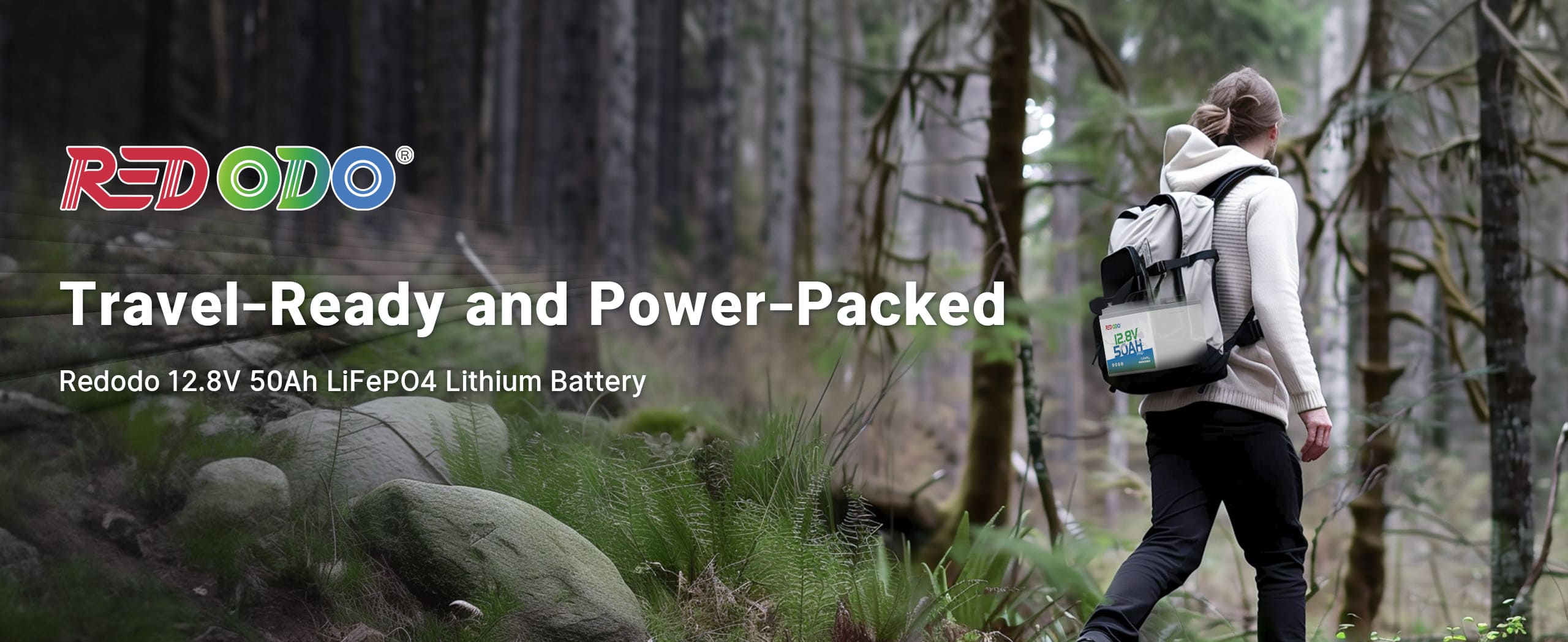 12V 50Ah lithium battery for camping