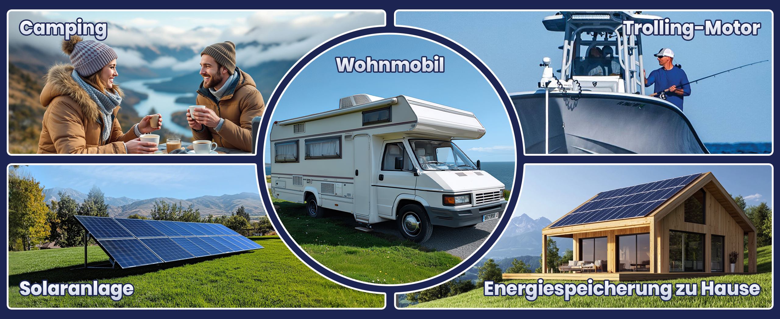 12V 100AH ​​​​H190 Bluetooth LiFePO4 Batterie Anwendungsszenarien