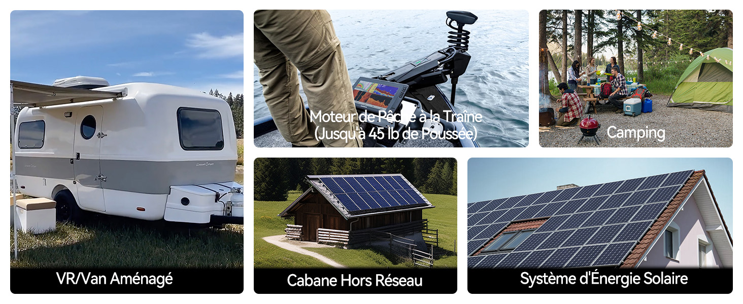 Un grand nombre d'applications, 12v batterie lithium 50Ah