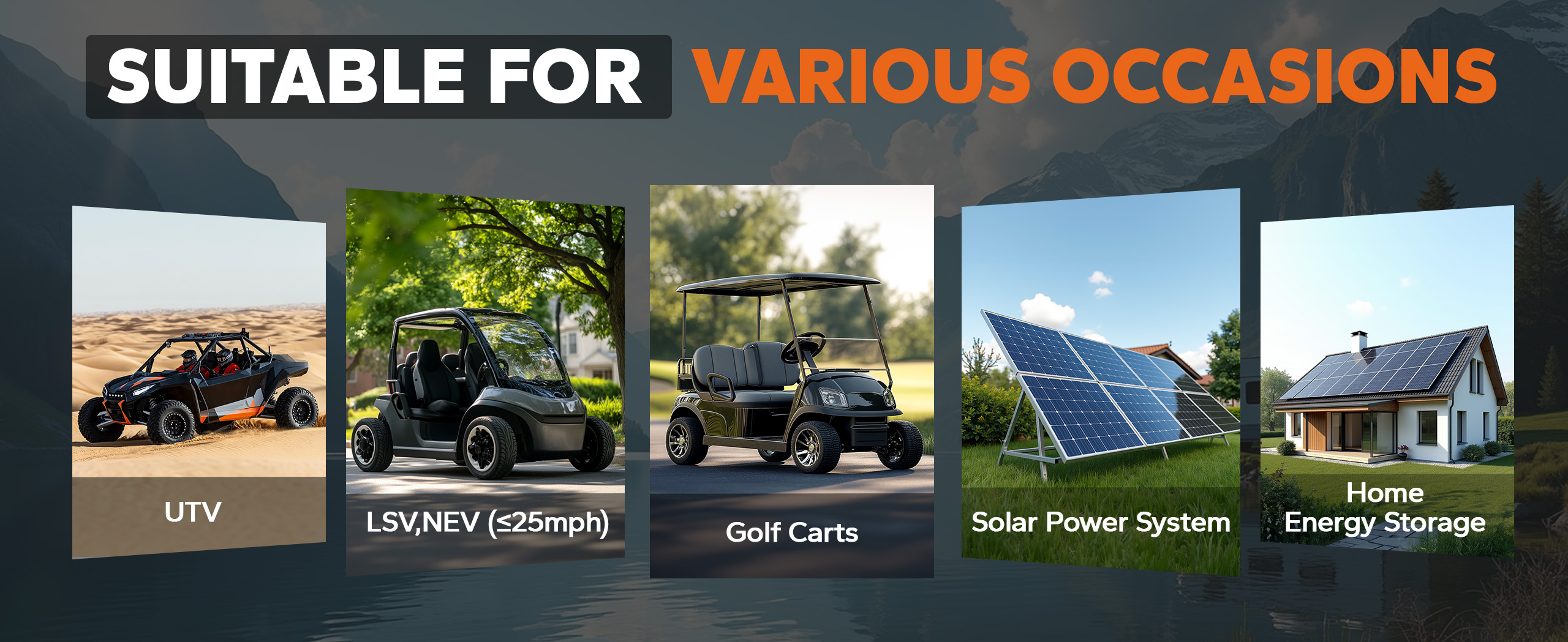 features of litime 48v 100ah lithium golf cart battery