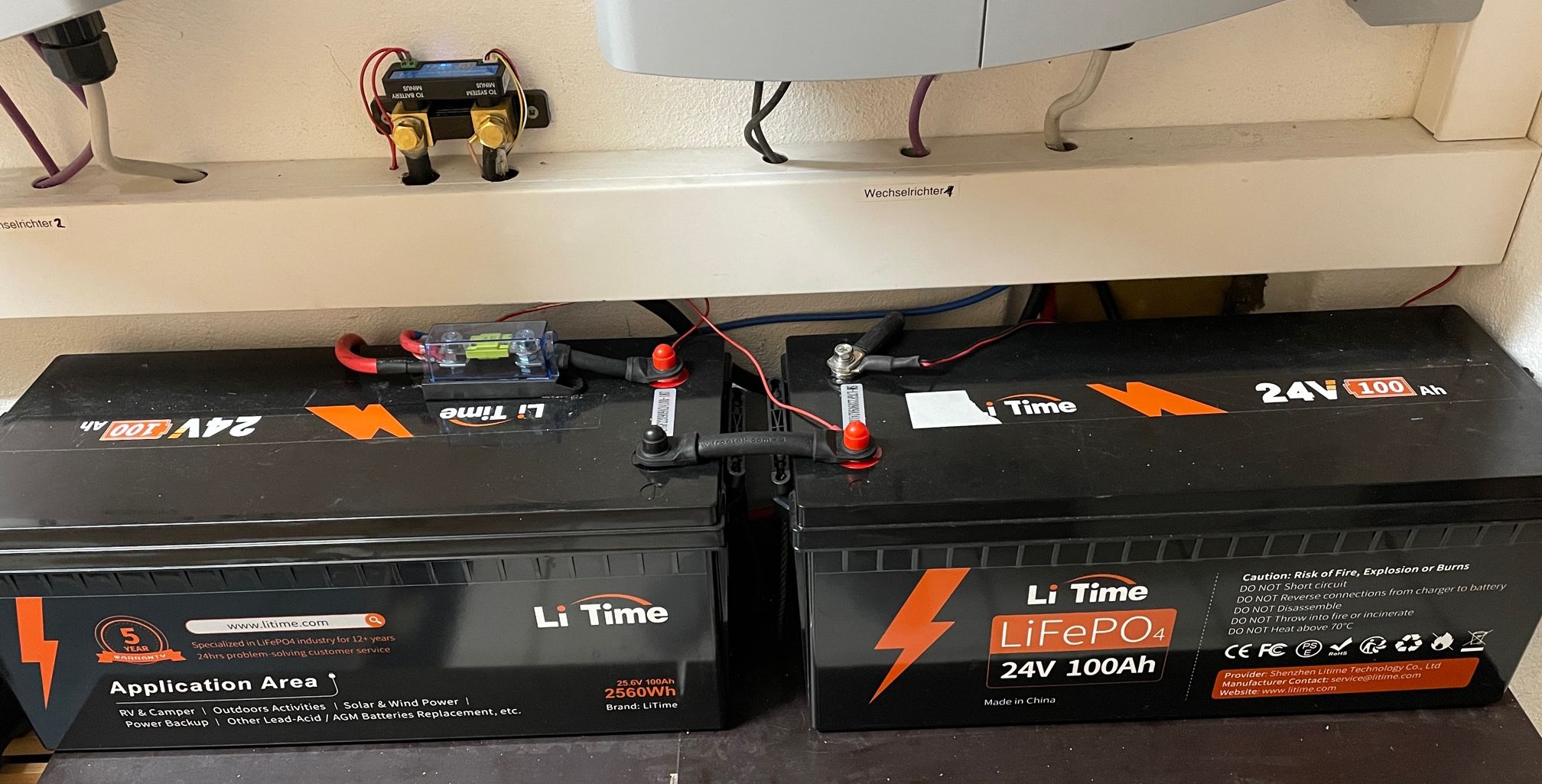 reliable feedback of litime 24v 100ah lifepo4 battery
