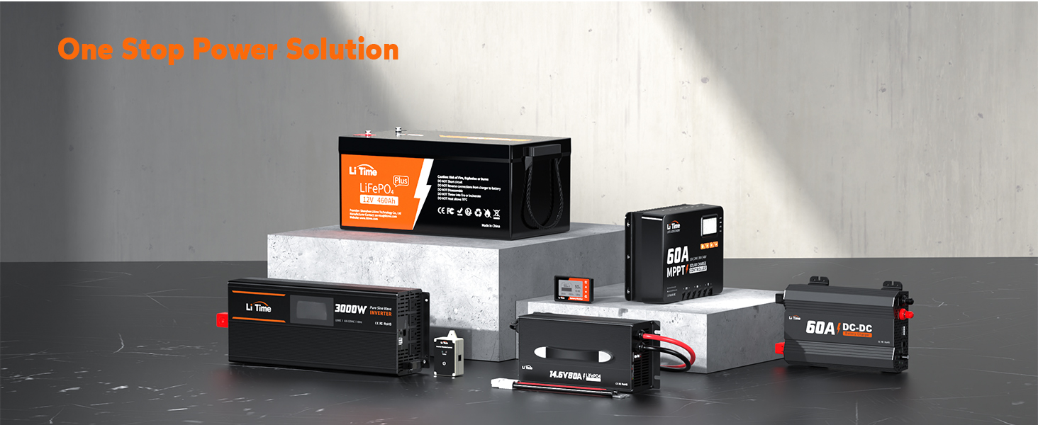 LiTime offers a complete power solution with compatible components, simplifying setup and reducing complexity