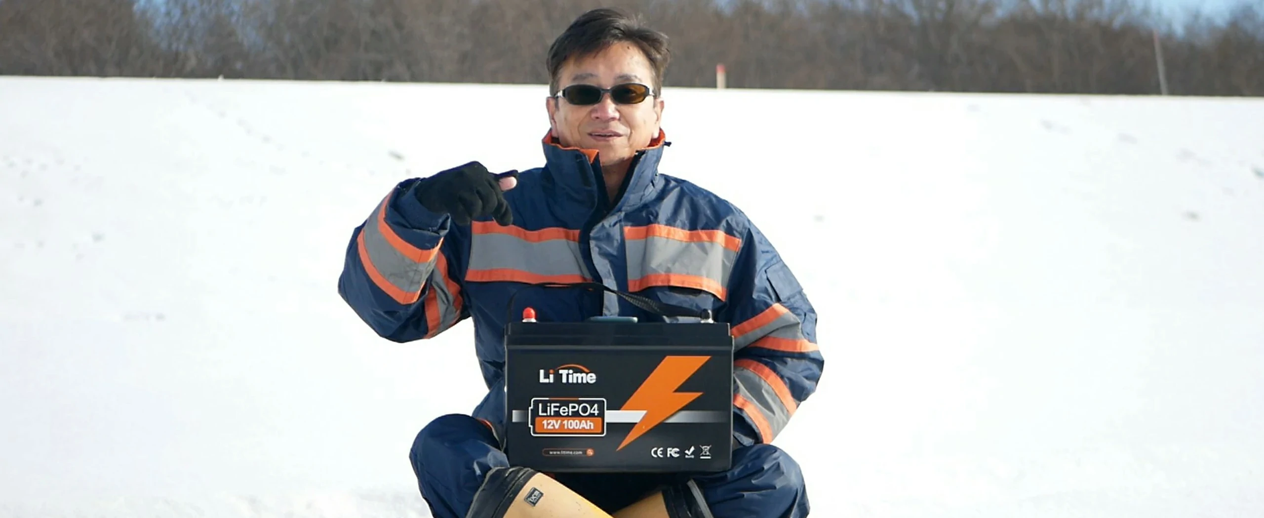 低温環境でも使えるLiTimeバッテリーの使用シーン