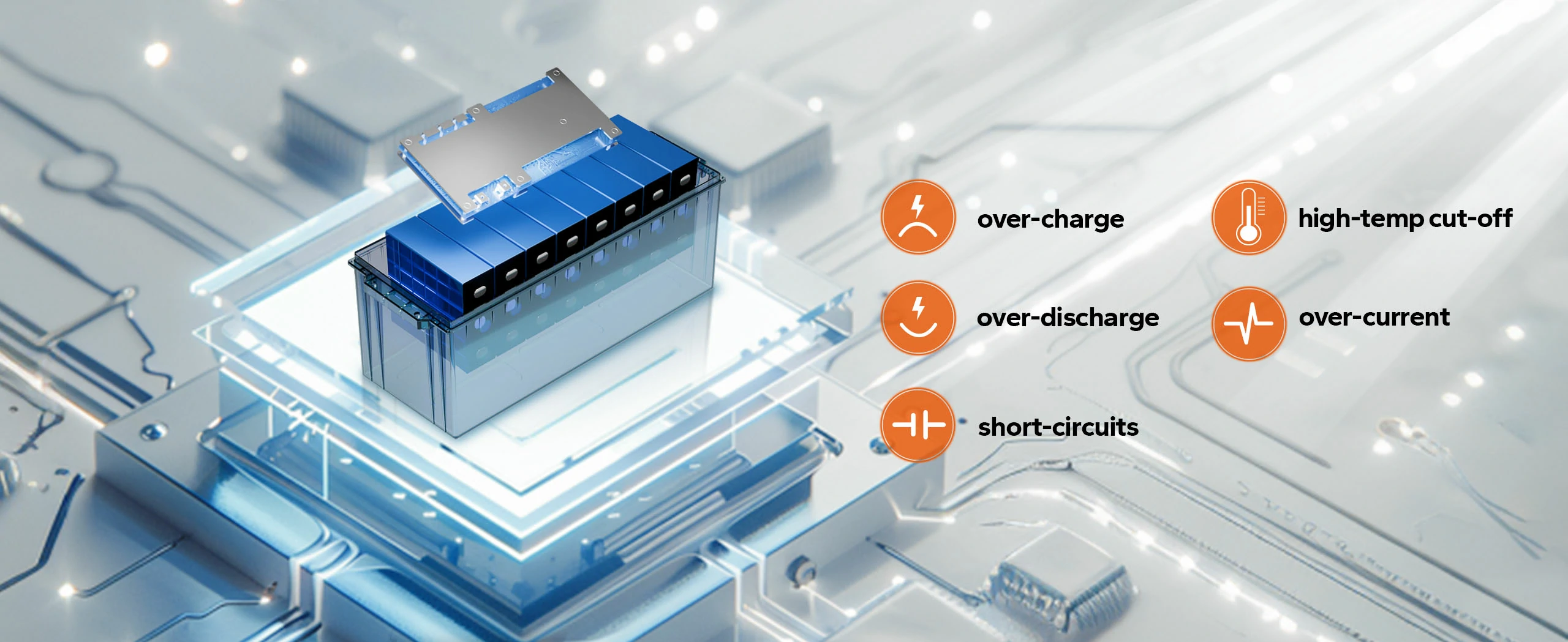 battery manament system protection information of litime 12V 200Ah deep cycle battery