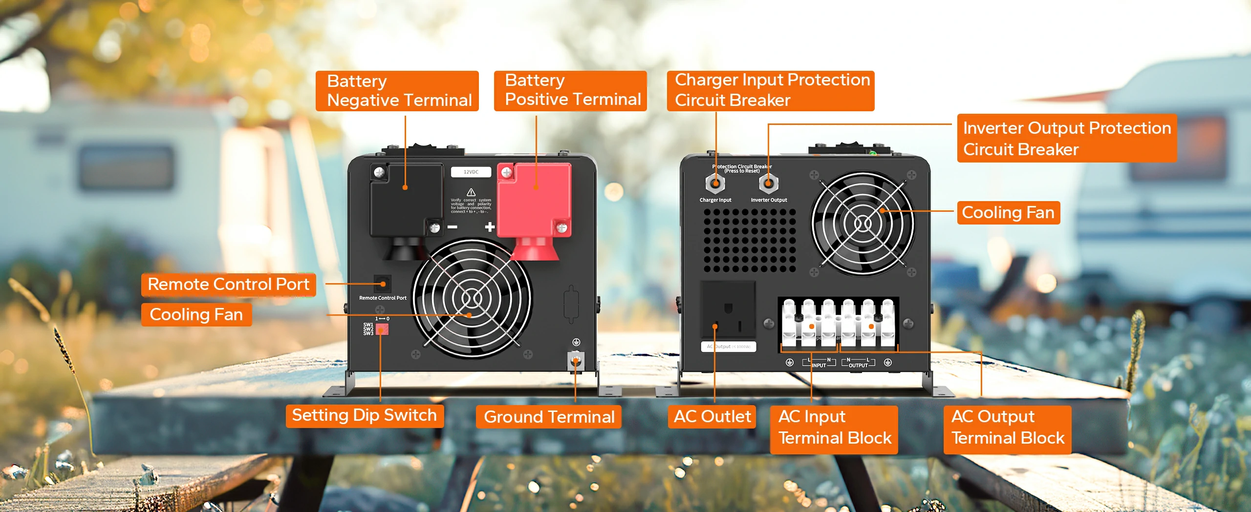 sturcture of litime power inverter 3000 watts