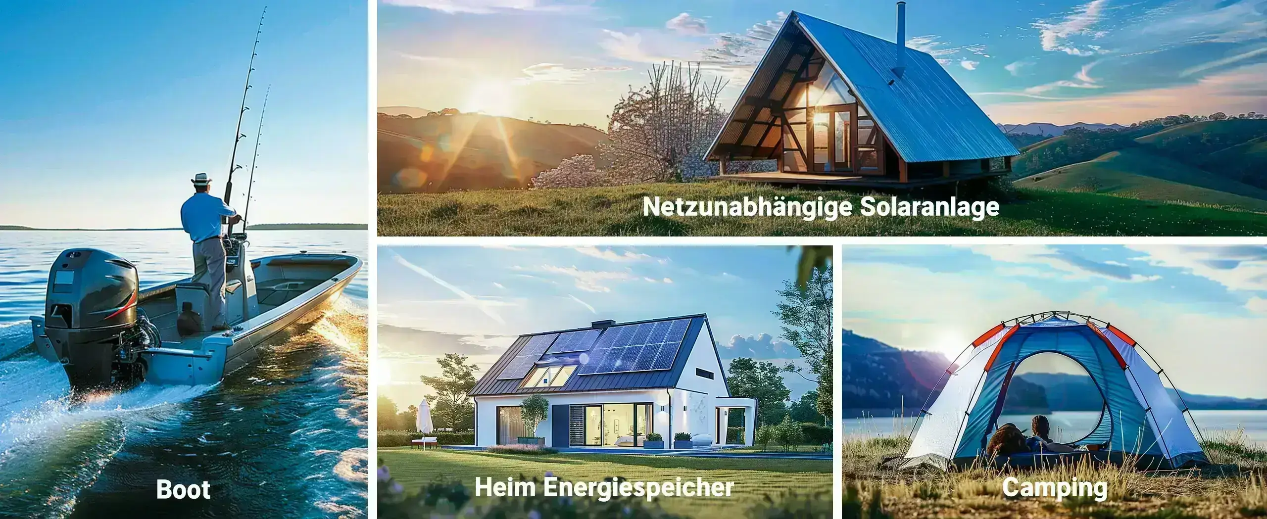 Redodo LiFePO4 24V 100Ah Bluetooth Solarbatterie für verschiedene Einsatzszenarien