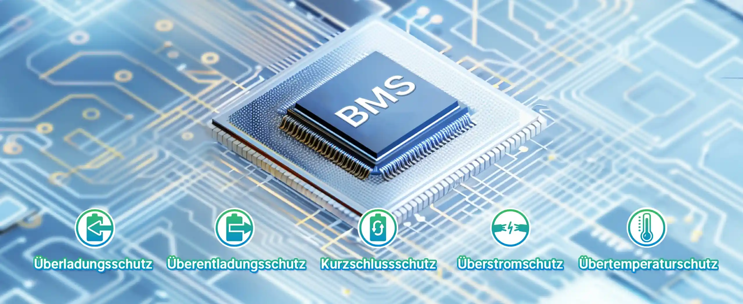 Redodo 12V 100Ah LiFePO4 Batterie mit integriertem BMS-Schutz