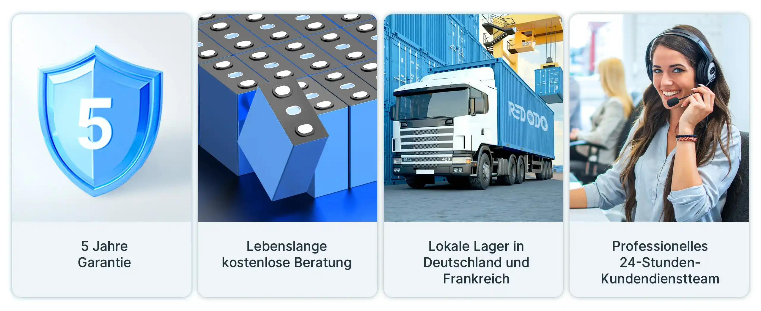 Redodo LiFePO4 Batterien mit langjähriger Expertise und gutem Support