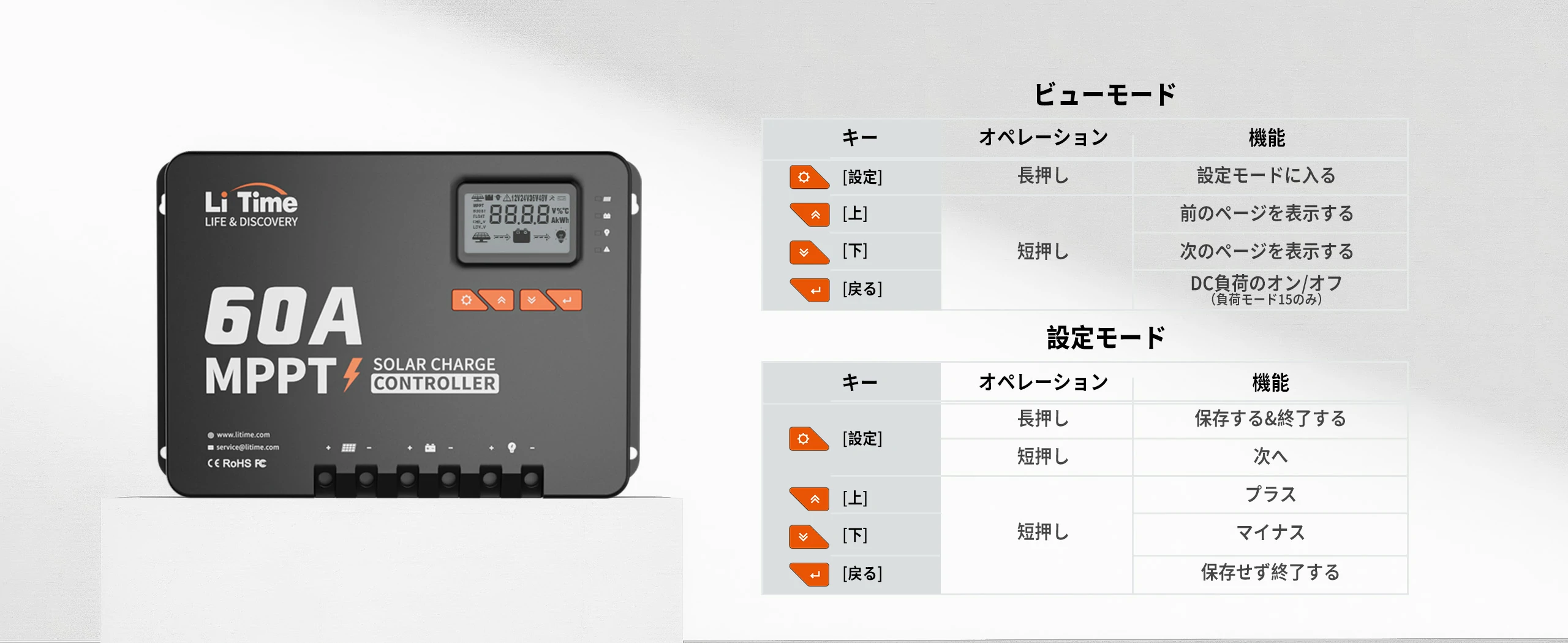 LiTime 60A MPPT チャージコントローラーのアプリ登録方法