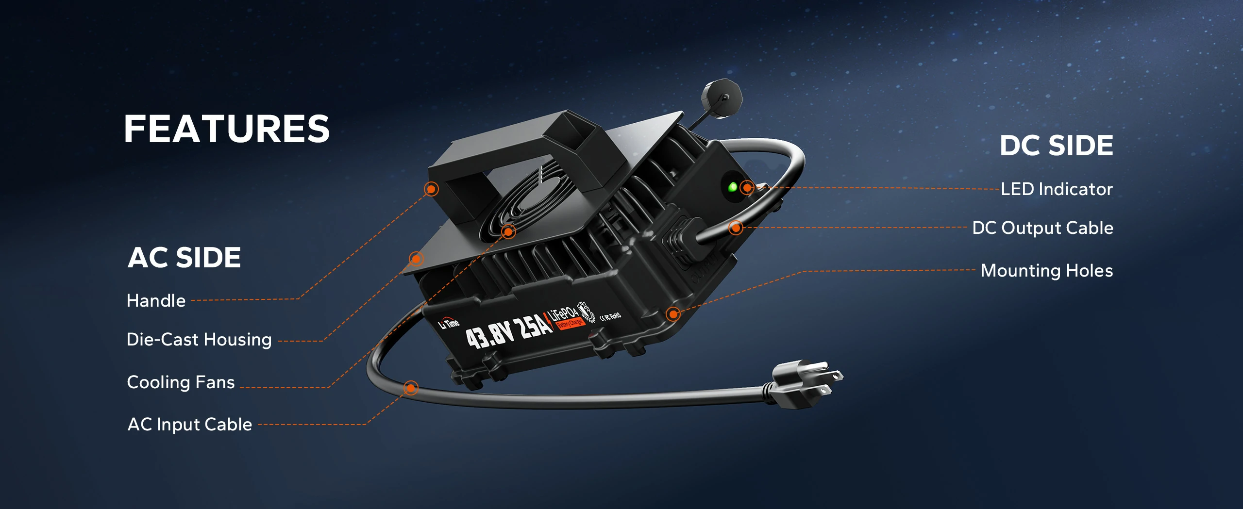 battery charger for 36v trolling motor, golf cart and solar system