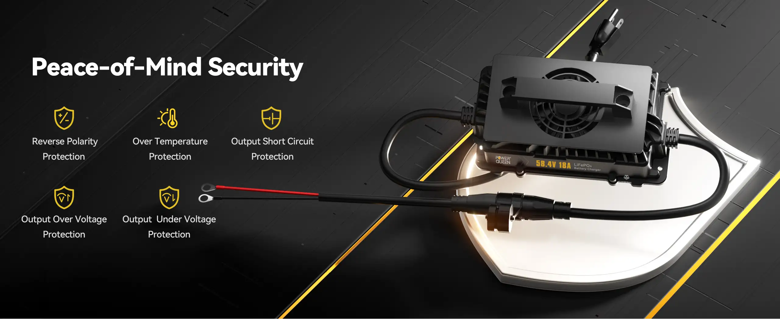 power_queen_48v_18a_lifepo4_lithium_battery_charger_safe_protection