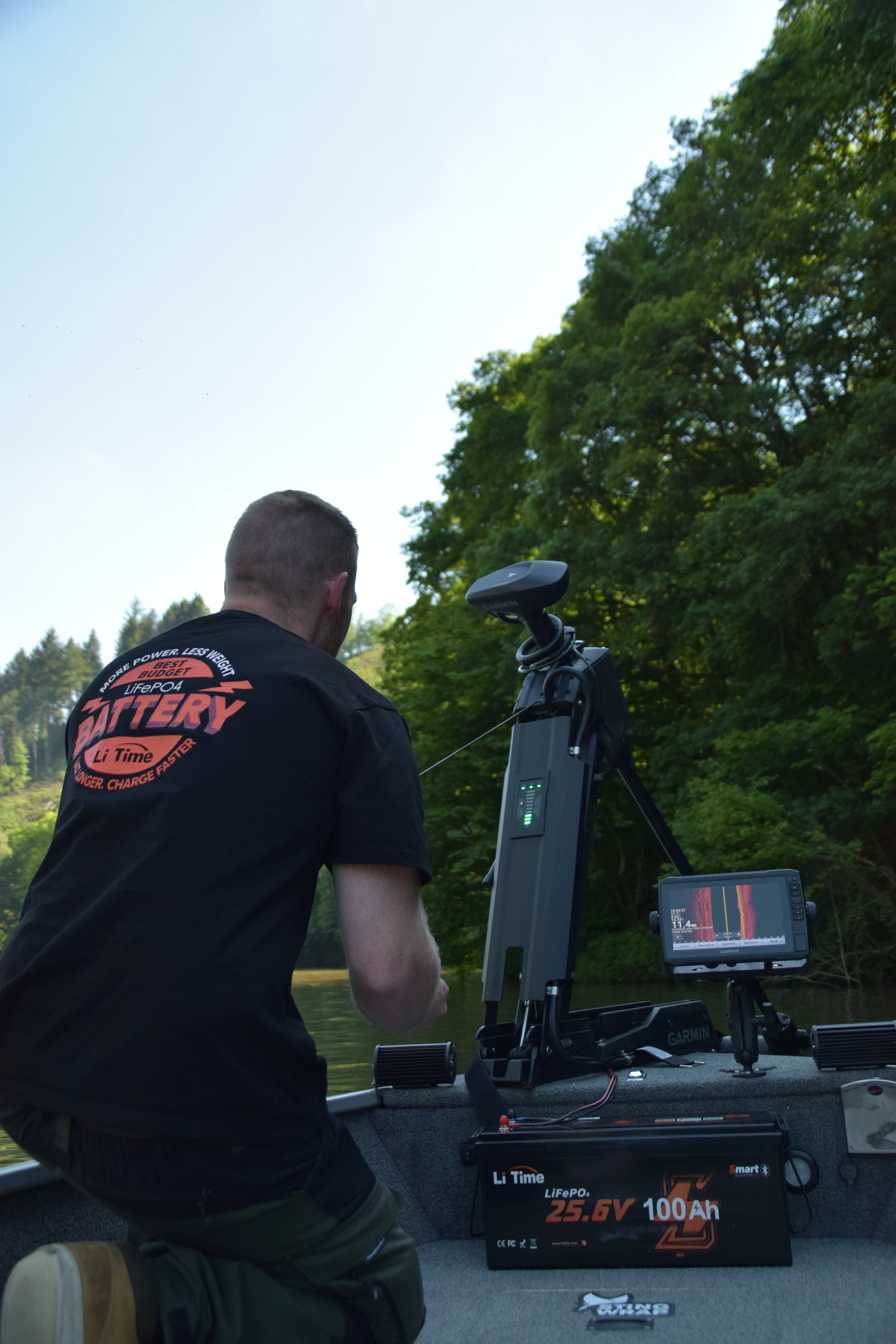 LiTime 24V 100Ah Trolling Marine Battery Use