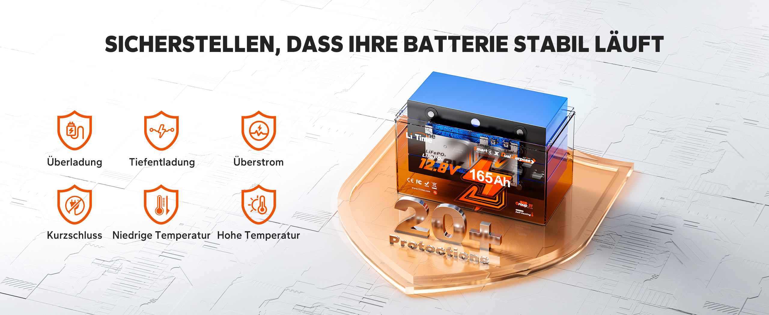 Questa batteria al litio offre una protezione BMS affidabile e un elevato livello di sicurezza per l’uso mobile, ideale per diversi dispositivi e ambienti.