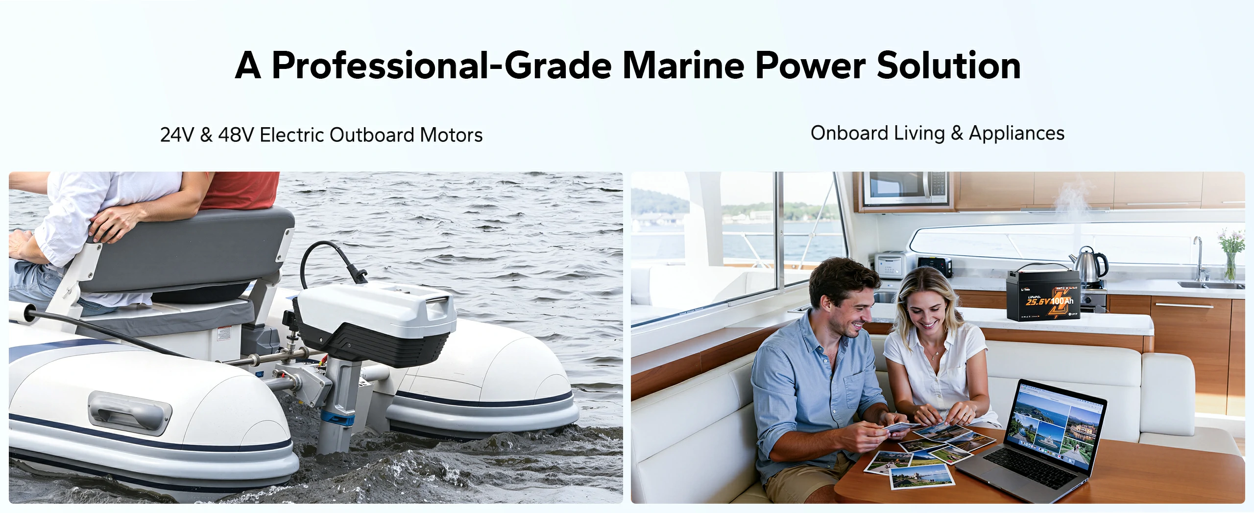 litime marine battery group 31 used in electric  outboard motors,onboard living appliances