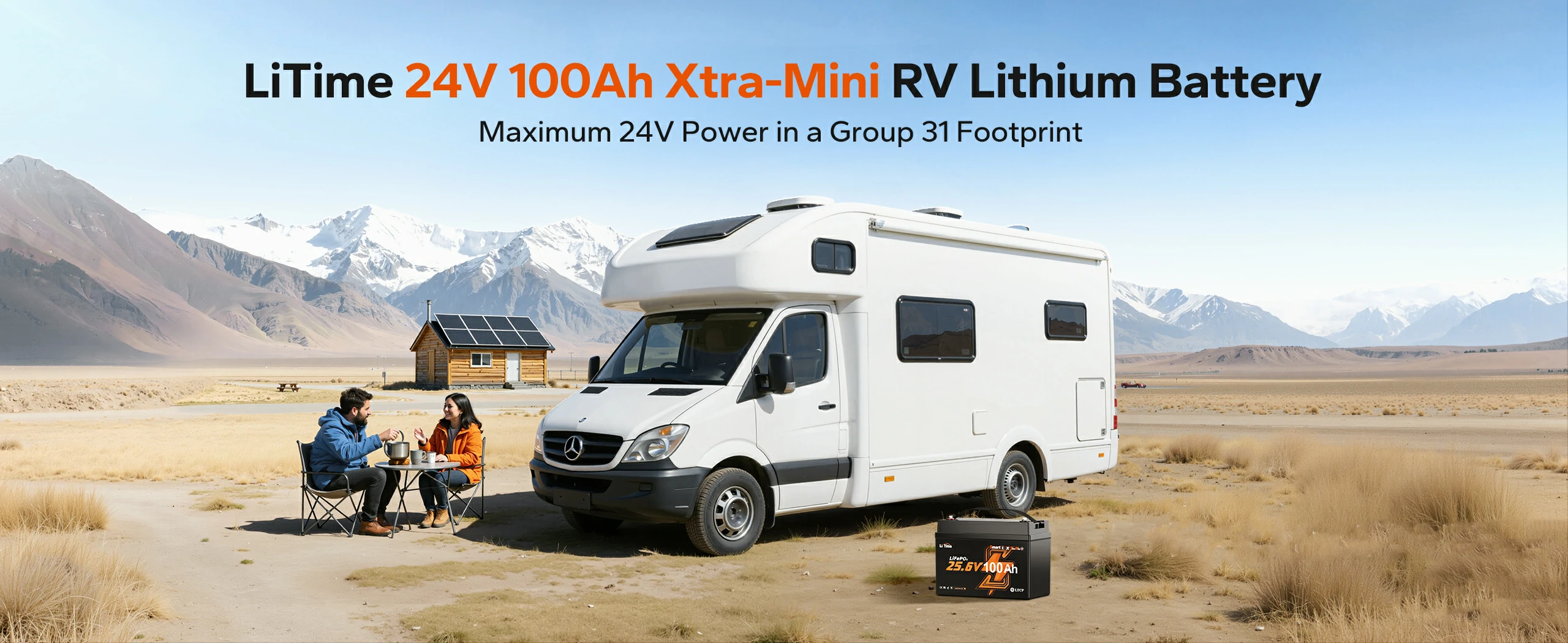 litime 24 100ah xtra-mini group 31 rv lithium battery