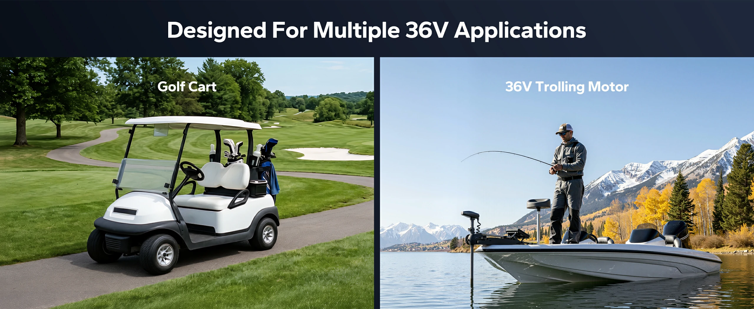 litime 15a battery charger designed for 36v golf cart and trolling motor