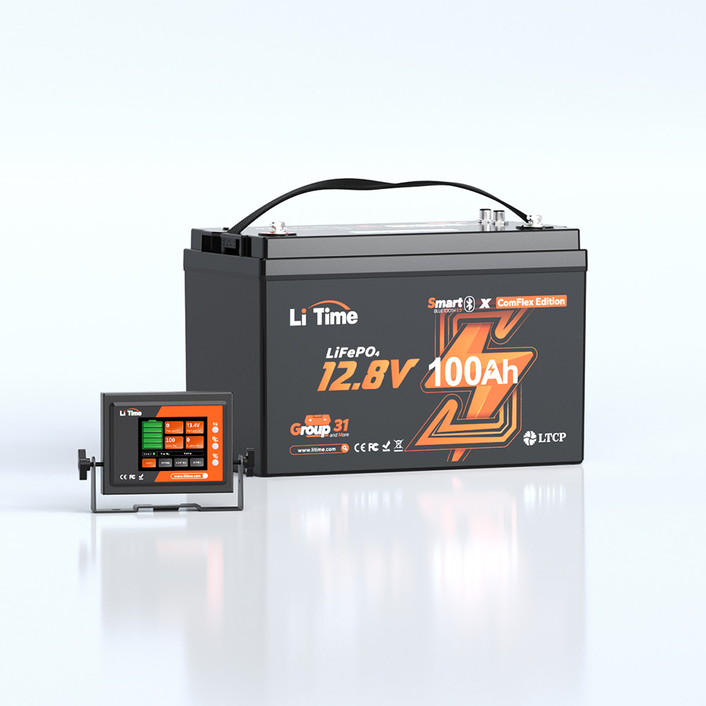 Litime Batterie Lifepo4 12V 100A Smart Comflex Connexion RS485