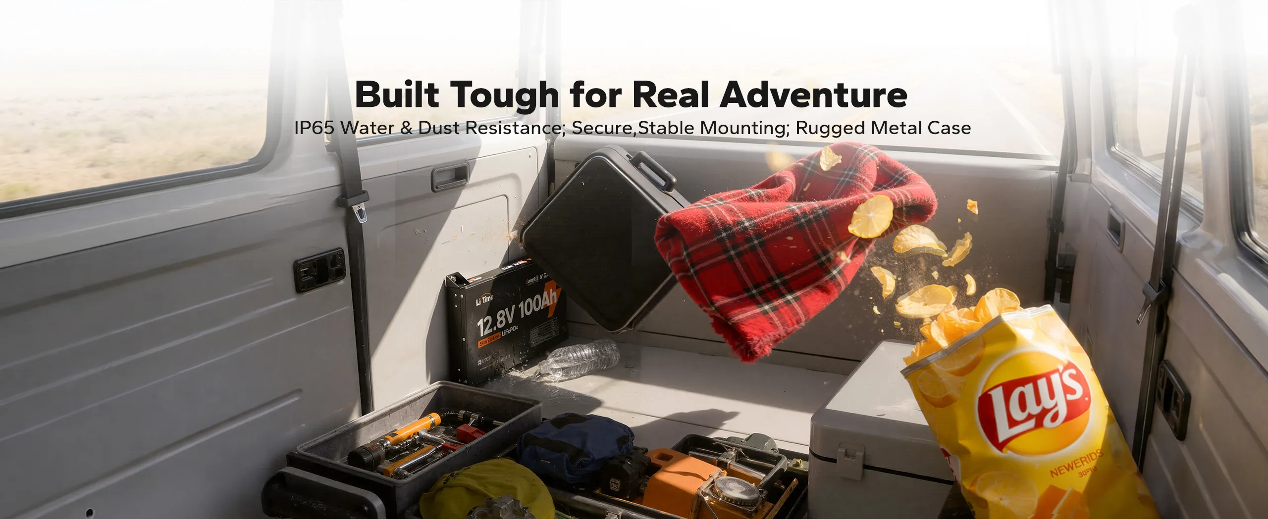 litime 12v 100ah slim lithium battery built tough for real adventure