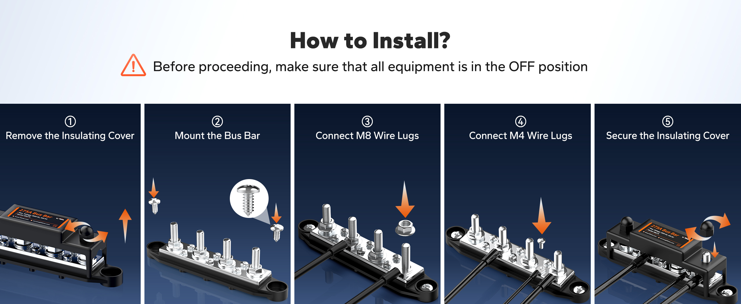 How to lnstall? Before proceeding, make sure that all equipment is in the OFF position