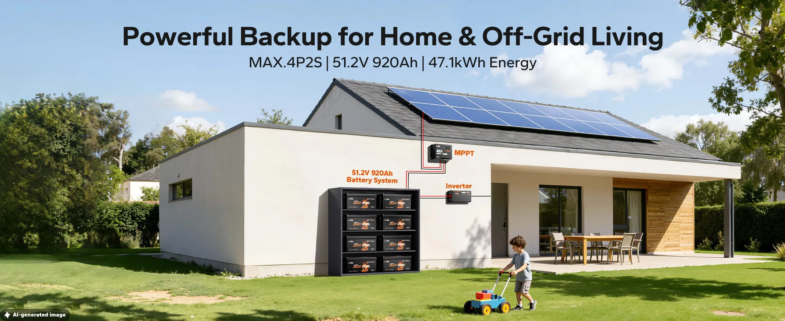 litime 24v 230ah self heating battery for home backup and off-grid living