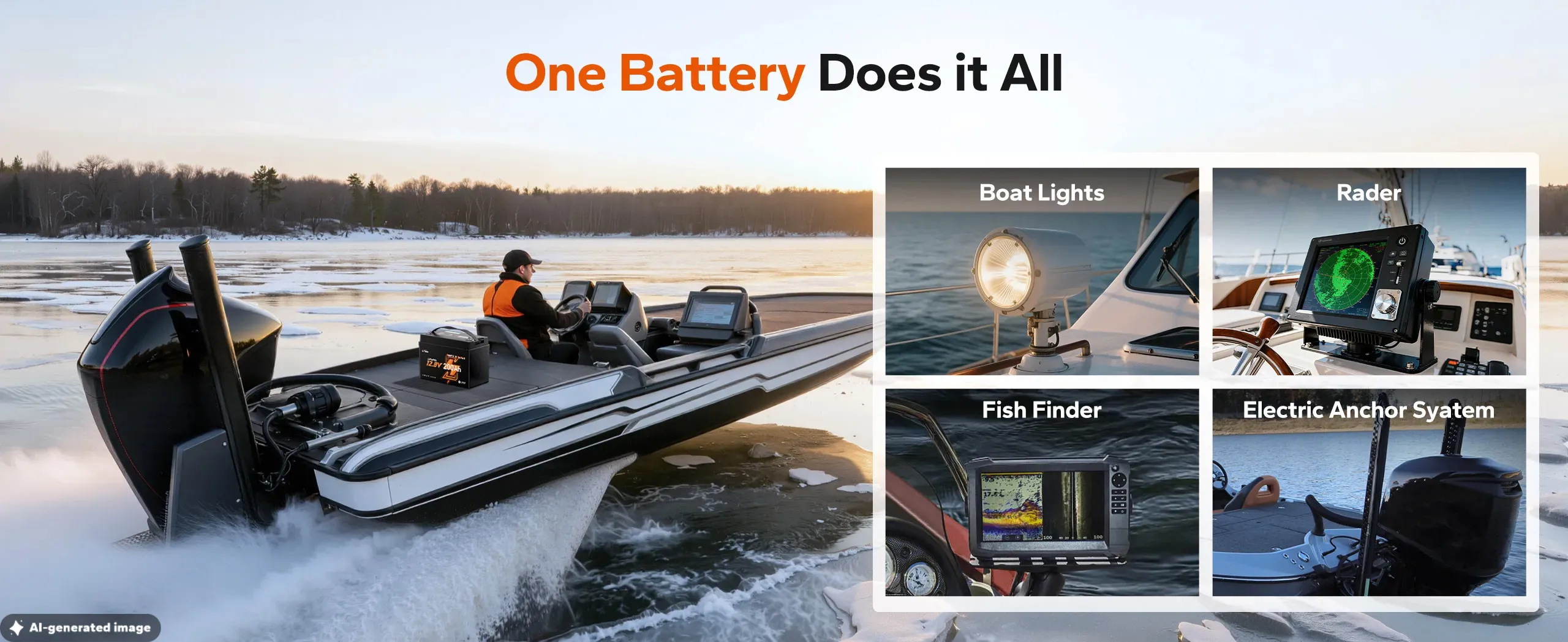 LiTime 12V 200Ah mini lithium battery (Group 31+ deep cycle) for marine amazing onboard power.