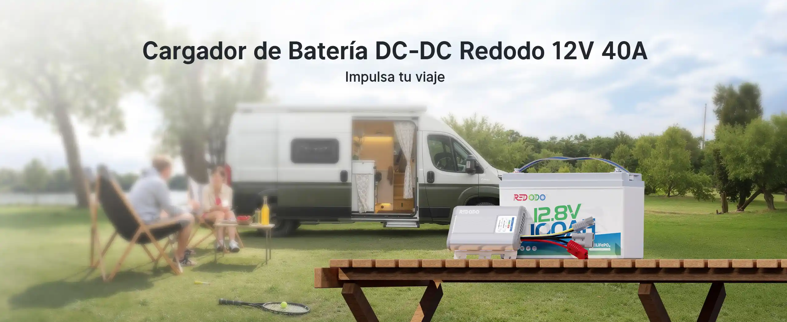 Cargador DC-DC Redodo 14,6V 40A con MPPT impulsa tu viaje
