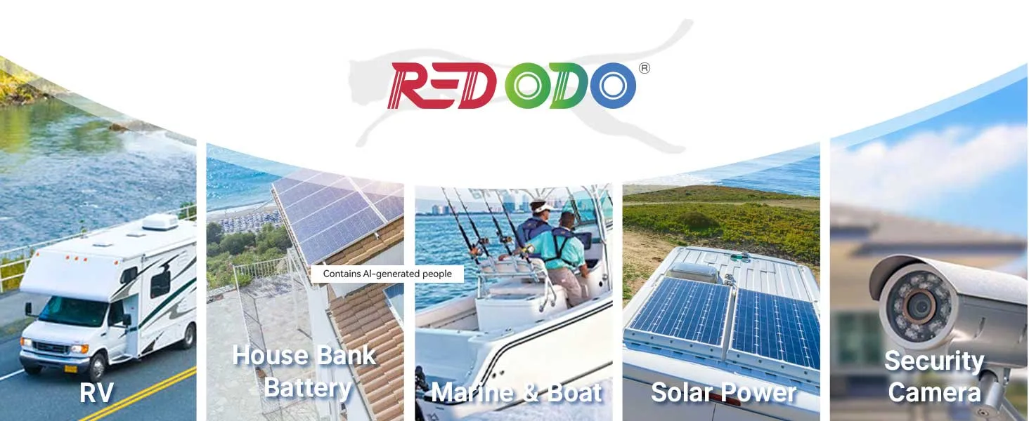 Redodo 24V 100Ah Multiple application scenarios
