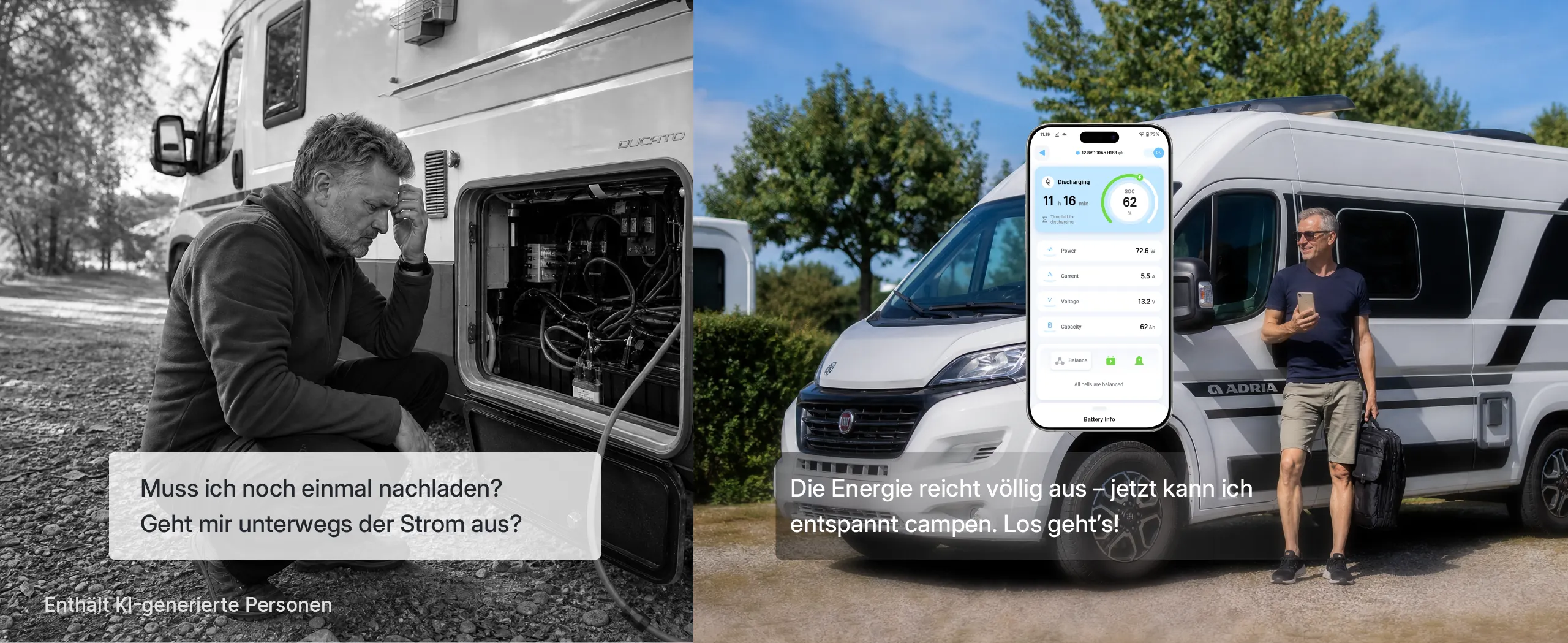 Redodo 12V 100Ah H168 LiFePO4 Batterie für Camper mit zuverlässiger Energieversorgung und langer Laufzeit unterwegs