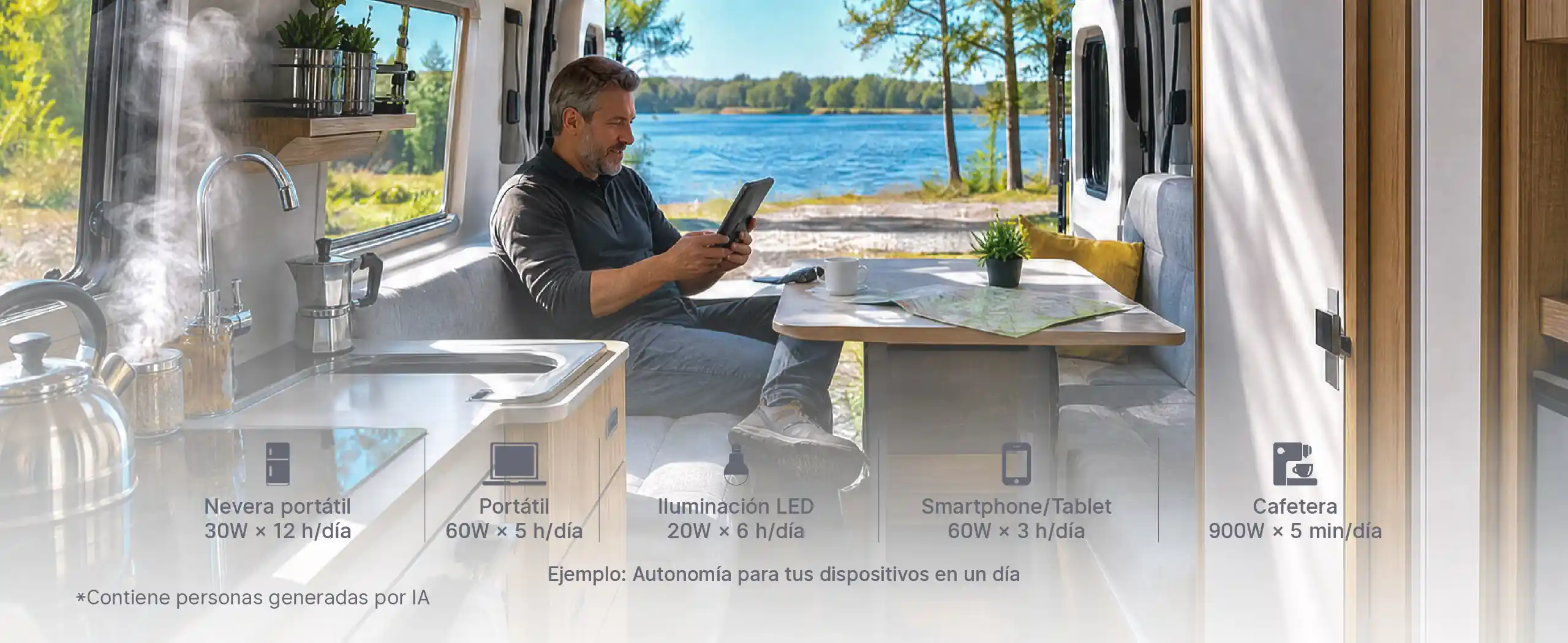 Redodo baterÍa de litio 12V 100Ah H168 con Bluetooth autonomía para dispositivos en un día