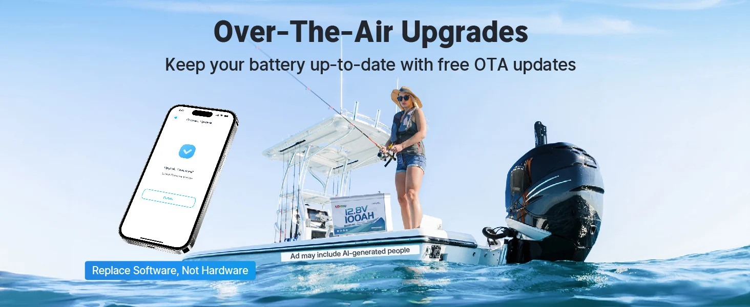 best Group 27 dual purpose marine battery with upgraded OTA function