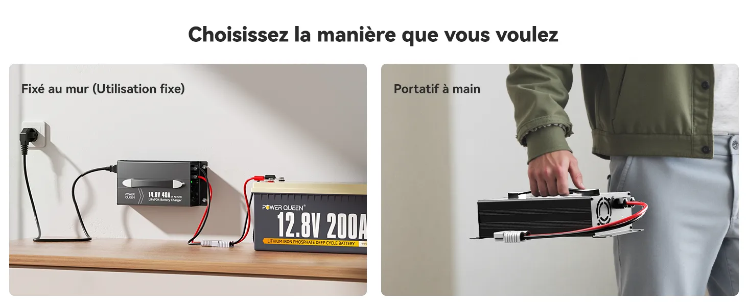 Activer la Batterie à Partir de 0V, Chargeur LiFePO4 14,6V 40A
