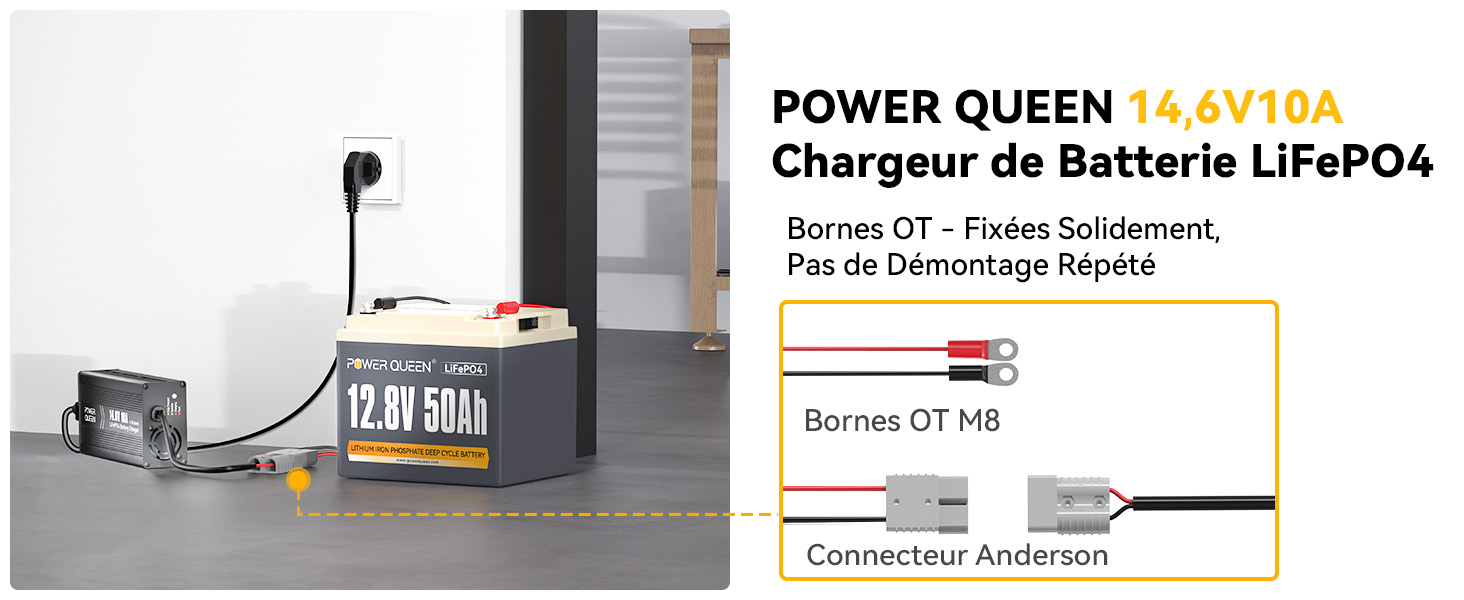 Trois Niveaux de Charge, Chargeur LiFePO4 14,6V 10A