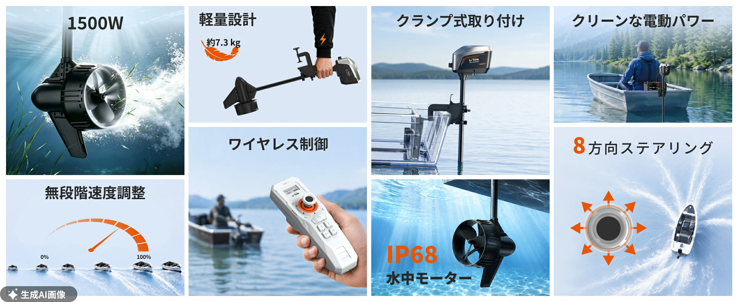 https://jp.litime.com/products/argoseeker-5hp-electric-outboard-motor